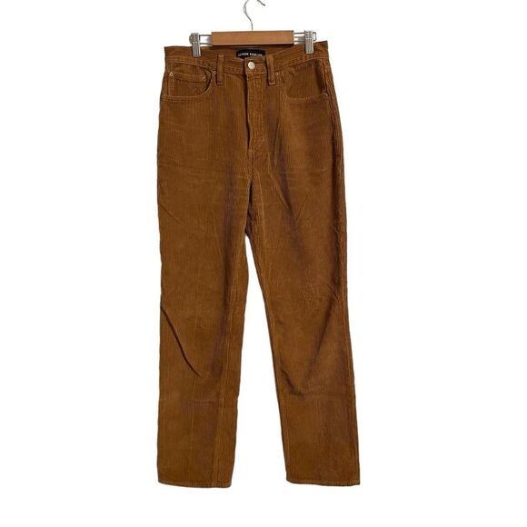 Denim Forum Denim - Aritzia Denim Forum The Joni High Rise Loose Brown Corduroy Pants Size 27